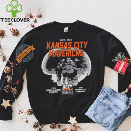 2024 Kansas City Mavericks 2024 Mountain Division Champions and 2024 Brabham Cup Champions shirt