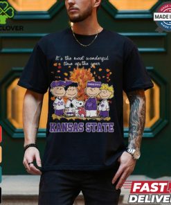 2024 Kansas State Wildcats x Peanuts Snoopy Is The Most Wonderful Time Of The Year Shirt