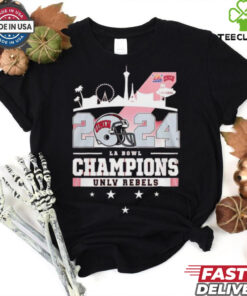 2024 LA Bowl Champions UNLV Rebels   Unisex T Shirt
