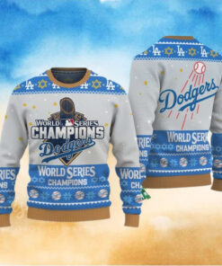 2024 LA Dodgers World Series Champions Blue Ugly Sweater Shirt