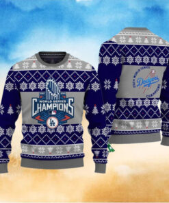 2024 LA Dodgers World Series Champions Ugly Sweater Shirt