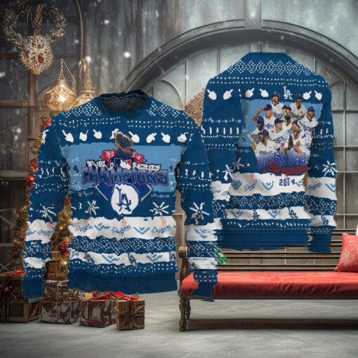 2024 LA Dodgers World Series Champions Ugly Sweater