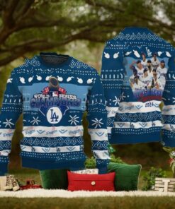 2024 LA Dodgers World Series Champions Ugly Sweater