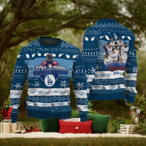 2024 LA Dodgers World Series Champions Ugly Sweater