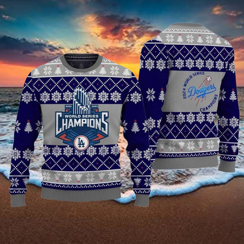 2024 LA Dodgers World Series Champions Ugly Sweater 2024 LA Dodgers World Series Champions Ugly Sweater
