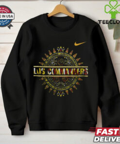 2024 LOS Washington Commanders Black T Shirt