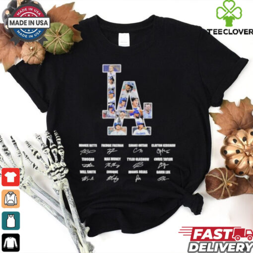 2024 Los Angeles Dodgers World Series Logo Players Name Shirt
