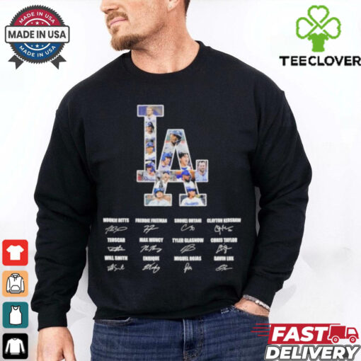2024 Los Angeles Dodgers World Series Logo Players Name Shirt