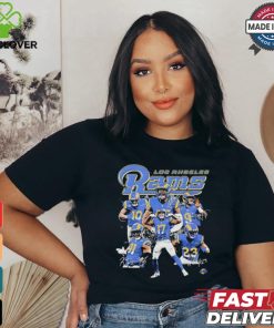 2024 Los Angeles Rams Football player signatures graphic shirt