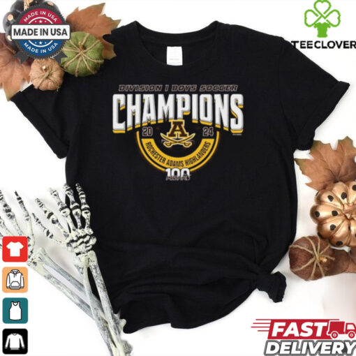 2024 MHSAA Boys Soccer D1 Champions Rochester Adams Highlanders T Shirt