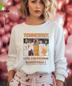 2024 March Madness Tennessee Volunteers Basketball Starting 5 Orange Roster Tee shirt