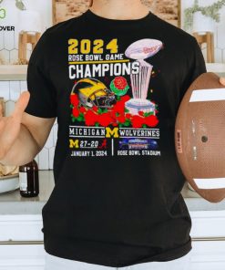 2024 Michigan Wolverines Rose Bowl Game Champions Shirt