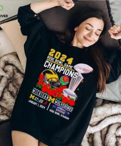 2024 Michigan Wolverines Rose Bowl Game Champions Shirt