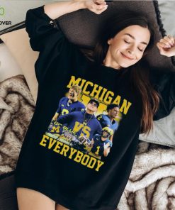 2024 Michigan Wolverines go blue everybody t shirt