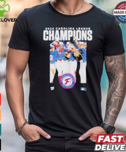 2024 Milb Carolina League Champions Fredericksburg Nationals Player Shirt