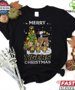 2024 Missouri Tigers Snoopy And Friends Merry Christmas Shirt