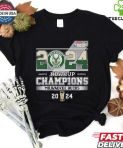 2024 NBA Cup Champions Milwaukee Bucks Shirt