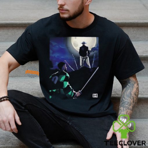 2024 NBA Finals Boston Celtics Vs Dallas Mavericks Head To Head In The Demon Slayer Style Tanjiro Vs Muzan Unisex T Shirt