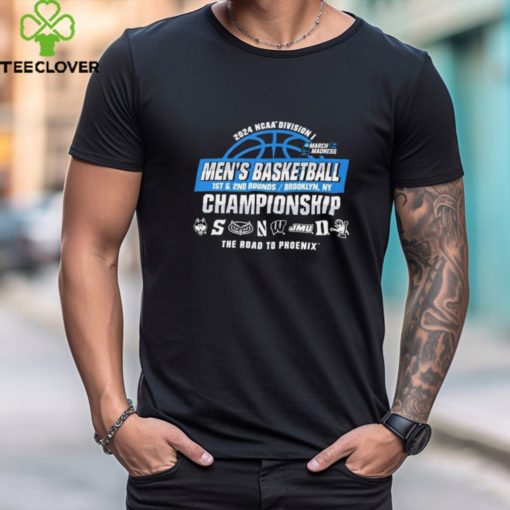 2024 NCAA Division I March Madness Men's Basketball Championship The Road To Phoenix Logo Shirt