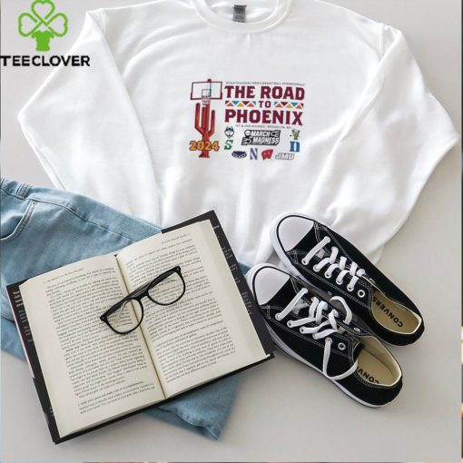 2024 NCAA Division I Men’s Basketball Championship The Road To Phoenix March Madness Logo T Shirt