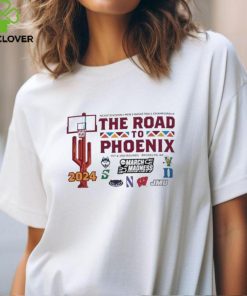 2024 NCAA Division I Men's Basketball Championship The Road To Phoenix March Madness Logo T Shirt