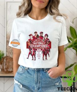 2024 NCAA Softball National Champions Oklahoma Sooners Women’s Softball First Four Peat In NCAA Softball History T Shirt