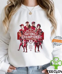 2024 NCAA Softball National Champions Oklahoma Sooners Women’s Softball First Four Peat In NCAA Softball History T Shirt