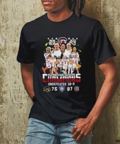 2024 NCAA Women’s Basketball National Champions Undefeated 38 0 Final Four Iowa 75 – 87 South Carolina Gamecocks T Shirt