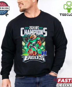 2024 NFC Champions Philadelphia Eagles mascot shirt