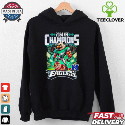 2024 NFC Champions Philadelphia Eagles mascot shirt
