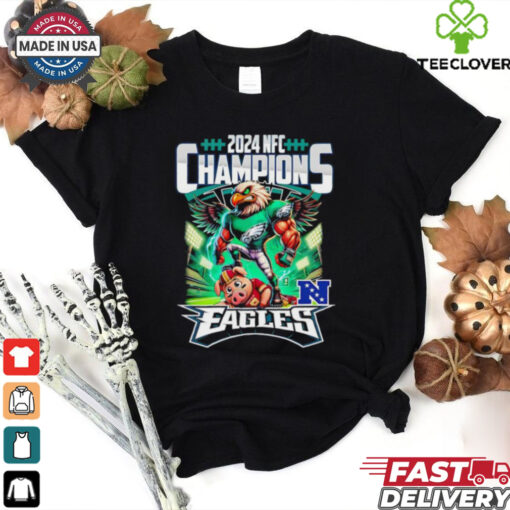 2024 NFC Champions Philadelphia Eagles mascot shirt