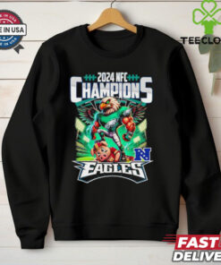 2024 NFC Champions Philadelphia Eagles mascot shirt