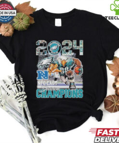 2024 NFC East Division Champions Philadelphia Eagles Mascot Vintage Hoodie T Shirt