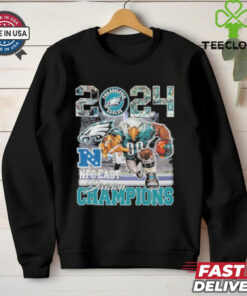 2024 NFC East Division Champions Philadelphia Eagles Mascot Vintage Hoodie T Shirt