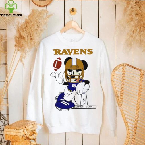 2024 NFL Championship Game Mickey Mouse Super Bowl Baltimore Ravens football logo hoodie, sweater, longsleeve, shirt v-neck, t-shirt