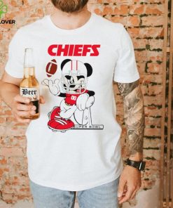 2024 NFL Championship Game Mickey Mouse Super Bowl Kansas City Chiefs football logo shirt