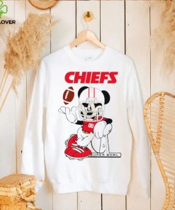 2024 NFL Championship Game Mickey Mouse Super Bowl Kansas City Chiefs football logo shirt