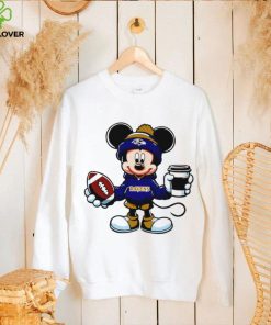 2024 NFL Championship Game Mickey Mouse coffee cup Baltimore Ravens football logo hoodie, sweater, longsleeve, shirt v-neck, t-shirt