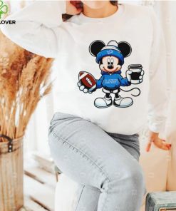 2024 NFL Championship Game Mickey Mouse coffee cup Detroit Lions football logo shirt