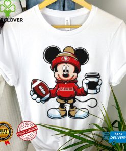 2024 NFL Championship Game Mickey Mouse coffee cup San Francisco 49ers football logo shirt