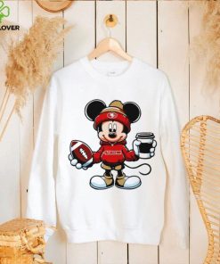 2024 NFL Championship Game Mickey Mouse coffee cup San Francisco 49ers football logo shirt