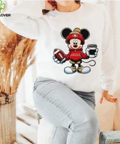 2024 NFL Championship Game Mickey Mouse coffee cup San Francisco 49ers football logo shirt