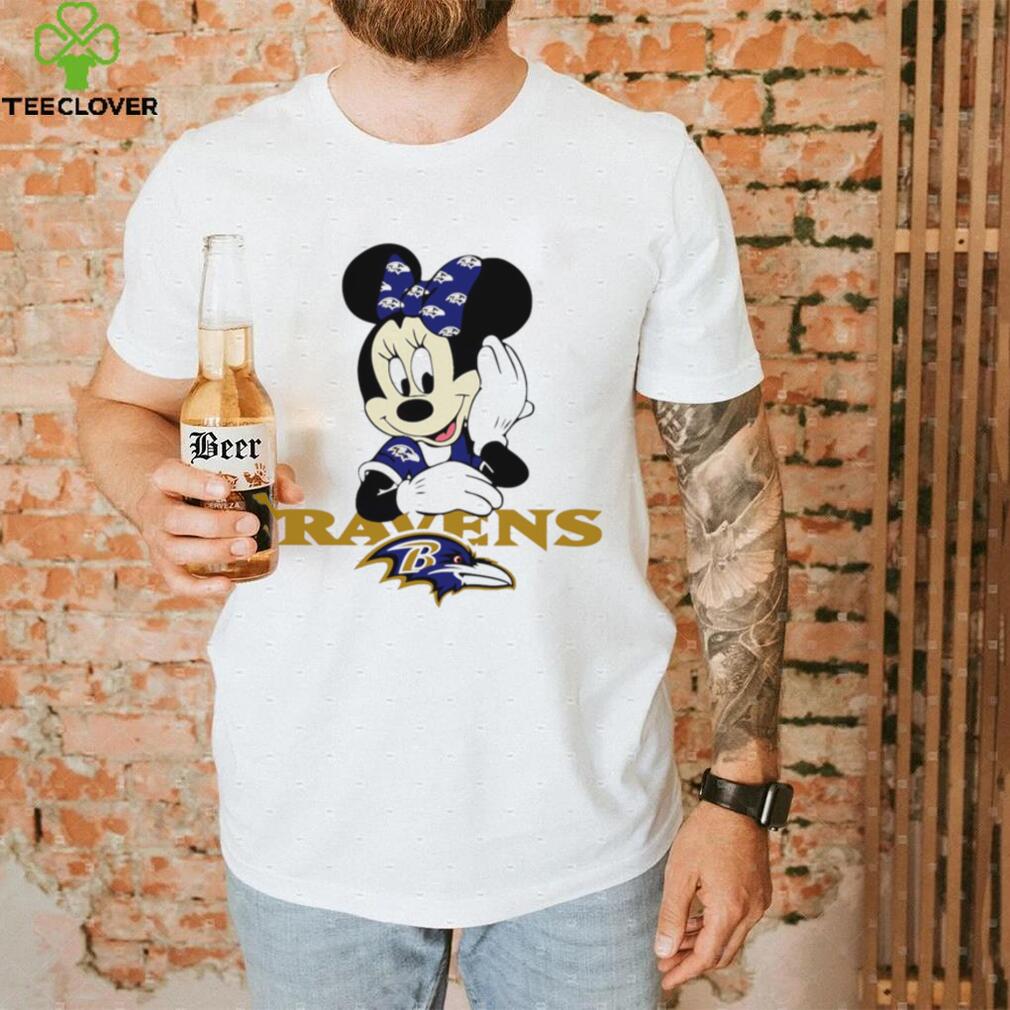 2024 NFL Championship Game Minnie Mouse Baltimore Ravens football logo shirt 2024 NFL Championship Game Minnie Mouse Baltimore Ravens football logo shirt