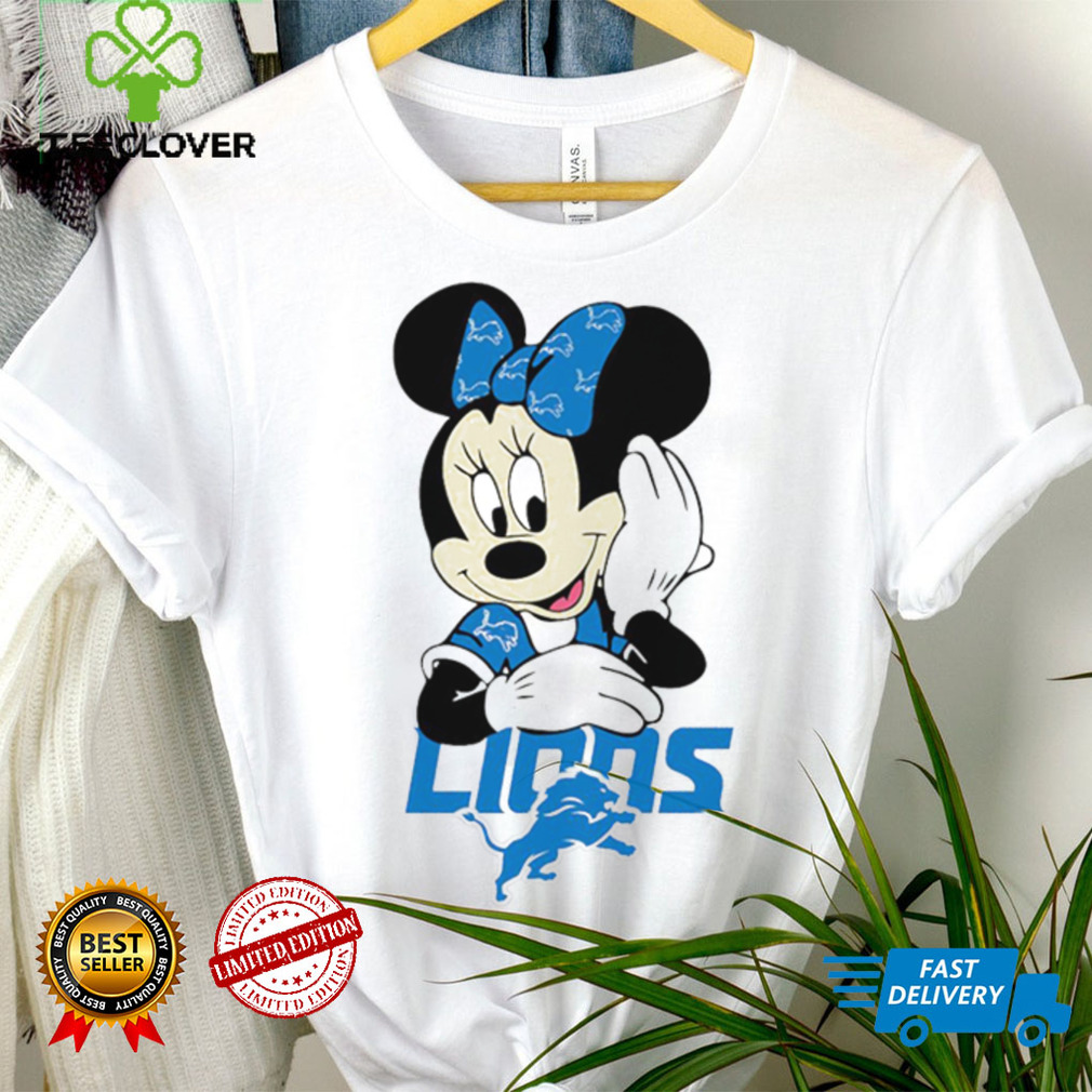 2024 NFL Championship Game Minnie Mouse Detroit Lions football logo shirt 2024 NFL Championship Game Minnie Mouse Detroit Lions football logo shirt