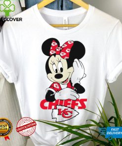 2024 NFL Championship Game Minnie Mouse Kansas City Chiefs football logo shirt