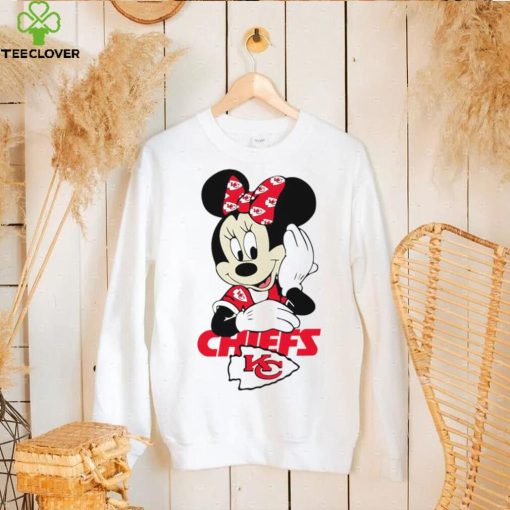 2024 NFL Championship Game Minnie Mouse Kansas City Chiefs football logo hoodie, sweater, longsleeve, shirt v-neck, t-shirt