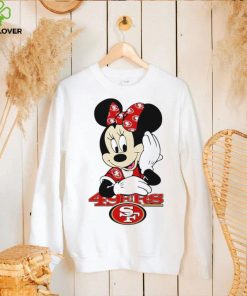 2024 NFL Championship Game Minnie Mouse San Francisco 49ers football logo hoodie, sweater, longsleeve, shirt v-neck, t-shirt