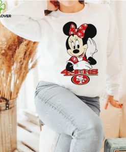 2024 NFL Championship Game Minnie Mouse San Francisco 49ers football logo hoodie, sweater, longsleeve, shirt v-neck, t-shirt