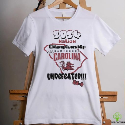 2024 Nation Championship .Lady Carolina Gamecocks Undefeated 38 0 Shirt