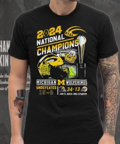 2024 National Champions #144 Michigan Wolverines Undefeated 15 0 Shirt